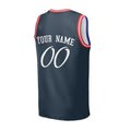 Personalized 2025/26 Philadelphia Basketball Jersey – Navy City-Inspired Style, Custom Name & Number for Kids, Youth & Adults-4