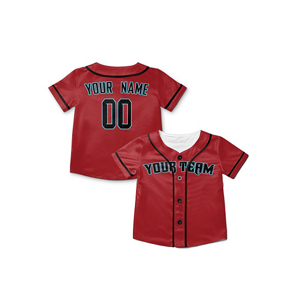 Personalized Arizona Baseball Jersey – Red Alternate Style, Custom Name & Number for Kids & Adults-8