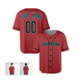 Personalized Arizona Baseball Jersey – Red Alternate Style, Custom Name & Number for Kids & Adults-4