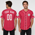 Personalized Arizona Baseball Jersey – Red Fan-Inspired Style, Custom Name & Number for Kids & Adults-1