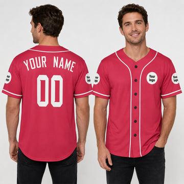 Personalized Arizona Baseball Jersey – Red Fan-Inspired Style, Custom Name & Number for Kids & Adults-1
