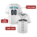 Personalized Arizona Baseball Jersey – White Heritage-Inspired Style, Custom Name & Number for Kids & Adults-2