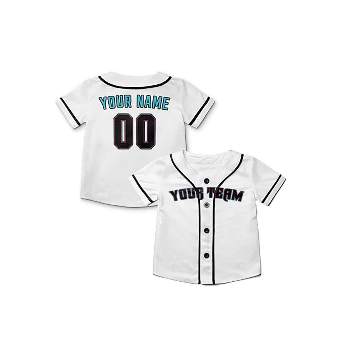 Personalized Arizona Baseball Jersey – White Heritage-Inspired Style, Custom Name & Number for Kids & Adults-8