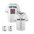 Personalized Arizona Baseball Jersey – White Home-Inspired Style, Custom Name & Number for Kids & Adults-4