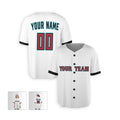 Personalized Arizona Baseball Jersey – White Home-Inspired Style, Custom Name & Number for Kids & Adults-5