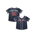 Personalized Atlanta Baseball Jersey – Navy Alternate Style, Custom Name & Number for Kids & Adults-8