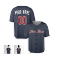 Personalized Atlanta Baseball Jersey – Navy Alternate Style, Custom Name & Number for Kids & Adults-3