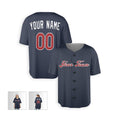 Personalized Atlanta Baseball Jersey – Navy Alternate Style, Custom Name & Number for Kids & Adults-5