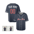 Personalized Atlanta Baseball Jersey – Navy Alternate Style, Custom Name & Number for Kids & Adults-6