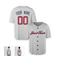Personalized Atlanta Gray Baseball Jersey – Custom Name & Number, Kids & Adults-3
