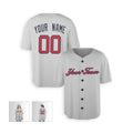 Personalized Atlanta Gray Baseball Jersey – Custom Name & Number, Kids & Adults-5