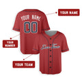 Personalized Atlanta Red Baseball Jersey – Custom Name & Number, Kids & Adults-2