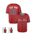 Personalized Atlanta Red Baseball Jersey – Custom Name & Number, Kids & Adults-3