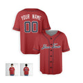 Personalized Atlanta Red Baseball Jersey – Custom Name & Number, Kids & Adults-4