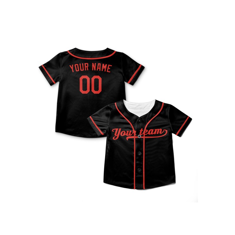 Personalized Baltimore Black Baseball Jersey – Custom Name & Number, Kids & Adults-7