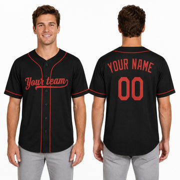 Personalized Baltimore Black Baseball Jersey – Custom Name & Number, Kids & Adults-1