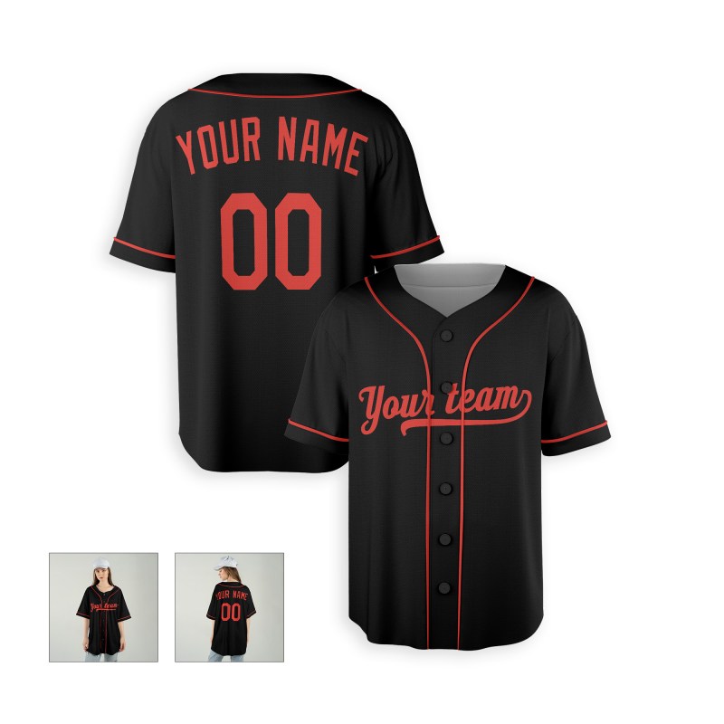 Personalized Baltimore Black Baseball Jersey – Custom Name & Number, Kids & Adults-6