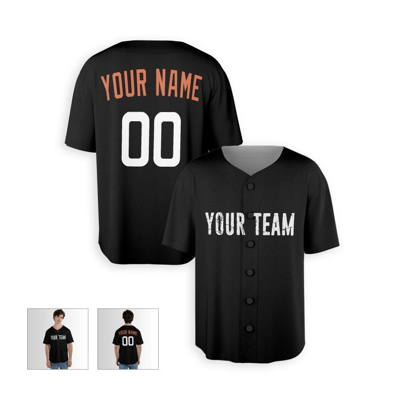 Personalized Baltimore Black City Baseball Jersey – Custom Name & Number-3