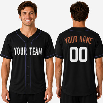 Personalized Baltimore Black City Baseball Jersey – Custom Name & Number-1