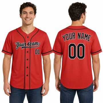 Personalized Baltimore Orange Baseball Jersey – Custom Name & Number, Kids & Adults-1