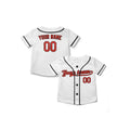 Personalized Baltimore White Baseball Jersey – Custom Name & Number, Kids & Adults-8