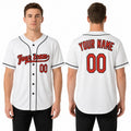 Personalized Baltimore White Baseball Jersey – Custom Name & Number, Kids & Adults-1
