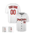 Personalized Baltimore White Baseball Jersey – Custom Name & Number, Kids & Adults-5