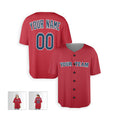 Personalized Boston Baseball Jersey – Red Alternate Style, Custom Name & Number for Kids & Adults-5