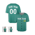 Personalized Boston Green Baseball Jersey – Custom Name & Number, Kids & Adults-3