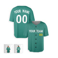 Personalized Boston Green Baseball Jersey – Custom Name & Number, Kids & Adults-5