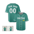 Personalized Boston Green Baseball Jersey – Custom Name & Number, Kids & Adults-6