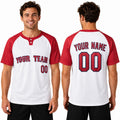 Personalized Boston Two-Button Baseball Jersey – Alternate Style, Custom Name & Number for Men, Women & Youth-1