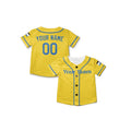 Personalized Boston Yellow City Baseball Jersey – Custom Name & Number-8