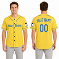 Personalized Boston Yellow City Baseball Jersey – Custom Name & Number-1