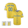 Personalized Boston Yellow City Baseball Jersey – Custom Name & Number-6