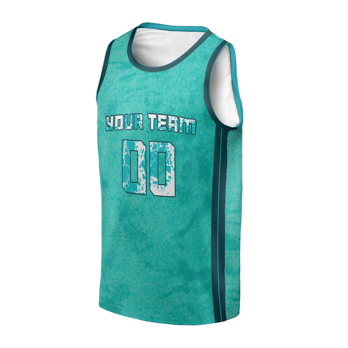 Personalized Charlotte Teal Basketball Jersey – Custom Name & Number, Kids Youth Adults-3