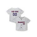 Personalized Chicago Baseball Jersey – White Home-Inspired Style, Custom Name & Number for Kids & Adults-7