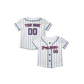 Personalized Chicago Baseball Jersey – White Home-Inspired Style, Custom Name & Number for Kids & Adults-8