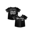 Personalized Chicago Black Baseball Jersey – Custom Name & Number, Kids & Adults-8