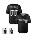 Personalized Chicago Black Baseball Jersey – Custom Name & Number, Kids & Adults-3