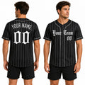 Personalized Chicago Black Baseball Jersey – Custom Name & Number, Kids & Adults-1