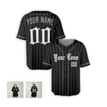 Personalized Chicago Black Baseball Jersey – Custom Name & Number, Kids & Adults-6
