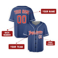 Personalized Chicago Blue Baseball Jersey – Custom Name & Number, Kids & Adults-2