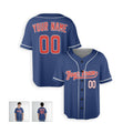 Personalized Chicago Blue Baseball Jersey – Custom Name & Number, Kids & Adults-4
