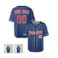 Personalized Chicago Blue Baseball Jersey – Custom Name & Number, Kids & Adults-6