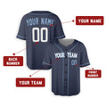 Personalized Chicago Blue City Baseball Jersey – Custom Name & Number, Kids & Adults-2