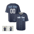 Personalized Chicago Blue City Baseball Jersey – Custom Name & Number, Kids & Adults-4