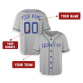 Personalized Chicago Gray Baseball Jersey – Custom Name & Number, Kids & Adults-2