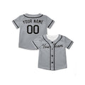 Personalized Chicago Gray Baseball Jersey – Custom Name & Number, Kids & Adults-6