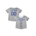 Personalized Chicago Gray Baseball Jersey – Custom Name & Number, Kids & Adults-8